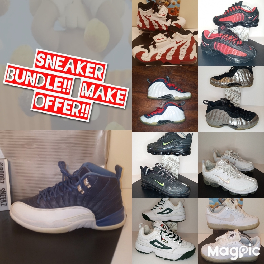 NIKE-JORDAN-FILA SNEAKER BUNDLE- Mens Size 8.5-9.5